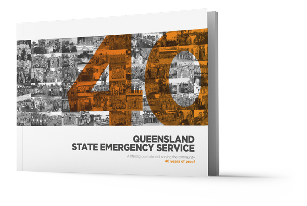 qfes anniversary book cover mockup
