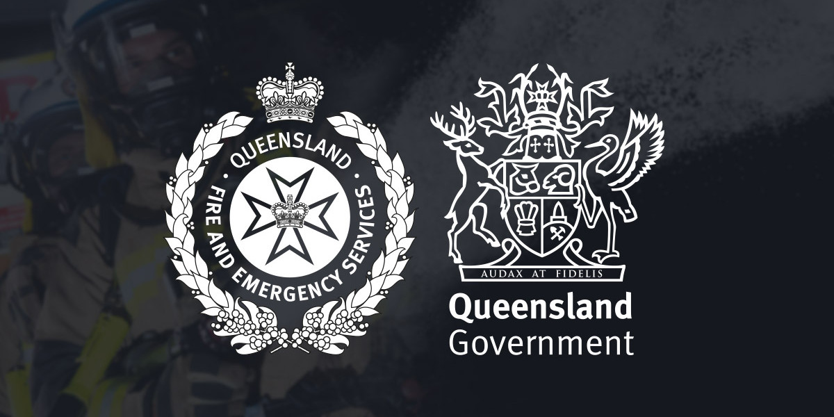 qld fire and emergency services logo design