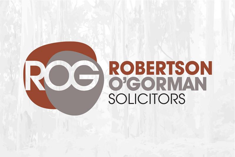robertson o'gorman solicitors logo design